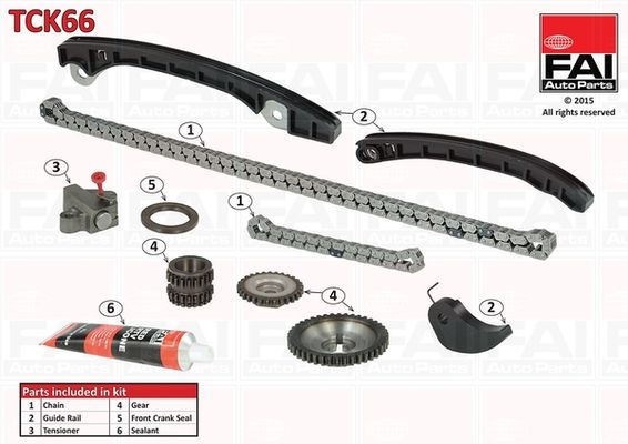 FAI AUTOPARTS Jakoketjusarja TCK66